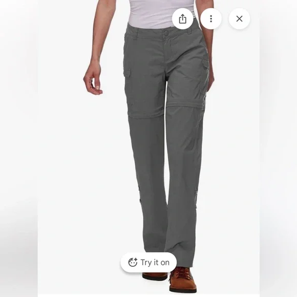 The North Face Paramount Convertible Pant with 7 Pockets in Granite Grey 6 - Picture 2 of 16